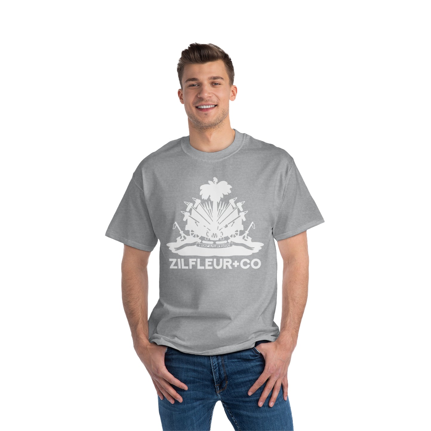 GRANDE White Unisex Zilfleur+Co T-Shirt